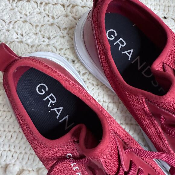 COLE HAAN Men's 8.5 M Generation GRANDSPORT Stitchlite Sneaker Shoe Red White - Picture 5 of 11
